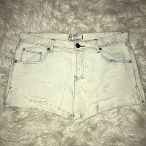 Free people high waisted shorts